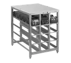 image of Alexander Industries CR-425 Stationary Can Dispenser Rack, 72 #10 Can Capacity, Aluminum Frame, 39H