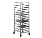 image of Alexander Industries HDU-400 Universal Sheet Pan Rack, 12 Tray Capacity, 1200 lb, Aluminum, 73"H, 5" Slide Spacing