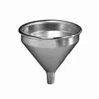 image of American Metalcraft 699 Funnel – 1 Qt, 7" Dia, 3/4" Neck, 6.63" H, Aluminum