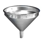 image of American Metalcraft 913 Funnel - 2qt (64oz), 9-1/8" Top, 16ga Spun Aluminum, Air Vents
