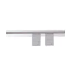 image of American Metalcraft AOR18 Ticket Rack, 18" x 2½" Aluminum Finish, Marble Ticket Holder for Check Minder