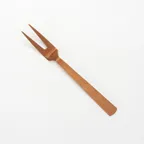 image of American Metalcraft BVHF10 Cold Meat Fork, 10" Hammered 18/0 Stainless Steel, Vintage Bronze Finish
