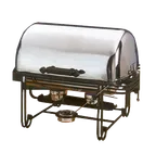 image of American Metalcraft CDFP33 Rectangular Stainless Steel Chafer Food Pan for Mesa Series