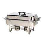 image of American Metalcraft CDWP66 Chafer Water Pan – 8 qt Rectangular Stainless Steel Ensemble