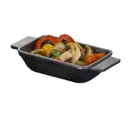 image of American Metalcraft CIPRT5336 Cast Iron Baking Dish 9.5 oz Rect. 5‑3/8" W X 3‑5/8" D Handles Handwash