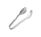 image of American Metalcraft HM6TNG - Buffetware Serving Tongs, 6" Length, Stainless Steel, Hammered Finish
