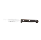 image of American Metalcraft KNF7 - Stamped 4.5" Blade Steak Knife 8.75" Overall Pointed Tang Stainless Plastic - Dozen
