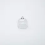 image of American Metalcraft LFTD3 Dome Cover, Clear Polycarbonate Round Cloche, 3-3/8" Diameter, 2"-7" Size