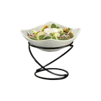 image of American Metalcraft LWUS779 Pizza Stand, 7‑1/8" Top / 9‑1/4" Bottom x 7" H, Black Wrought Iron, Hand Wash