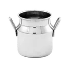 image of American Metalcraft MICH25 Can Creamer, 2-1/2 Oz, 2" Dia x 2-1/4 In H, Stainless Steel Handles