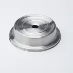 image of American Metalcraft PC0788S Plate Cover – Silver Steel, Fits 7‑5/8"‑4‑7/8" Plates