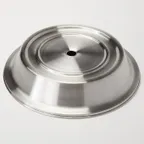 image of American Metalcraft PC1244R Plate Cover, 12.8" L x 12.8" W, Fits 12-3/16"-12-7/16" Plates, Steel Silver