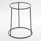 image of American Metalcraft RSR10 Pizza Stand- 8-3/8" Top/9-7/8" Bottom/11-3/4" H Rubber Coated Steel