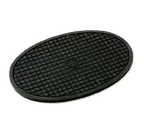 image of American Metalcraft TRVO85 Silicone Trivet, 8-3/4" L x 5-7/8" W x 1/4" H, Black, Scratch & Slip Resistant
