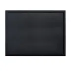 image of American Metalcraft WBWBL6080 Wall Board, 31-1/2" W x 23-5/8" H, Black, Wood Frame, Chalk Marker & Hooks
