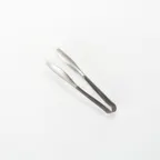 image of American Metalcraft WVAT6 Serving Tongs, 6" Wavy Aged Stainless Steel
