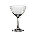 image of Steelite 4854RB354 Martini Lace Glass, 8 oz, Stem Base, Non‑Tempered, 3.75" x 5.75" - 1 Dozen