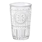 image of Steelite 49123Q079 Water Tumbler, 11.5 Oz, 3.0" x 4.75" Glass, Romantic Finish - 6/Case