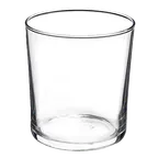 image of Steelite 4912Q015 - Medium Tumbler Glass, 12.5 oz 10‑12 oz, 3.375" x 3.5" Tempered Glass - 1 Dozen
