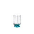 image of Steelite 49206Q202 Tumbler Glass, 12.625 oz (3.125" x 4.5"), Blue Non‑Tempered Glass - 24/Case