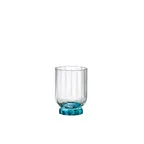 image of Steelite 49206Q203 - 10.125 oz Blue Florian Tumbler Glass, 2.875"x4.125", Non-Tempered - 24/Case