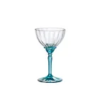 image of Steelite 49206Q212 - 8.125 Oz Blue Stemware Wine Glass, 3.75" x 6.5", Dishwasher Safe - 1 Dozen