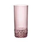 image of Steelite 49213Q946 Cooler Glass, 16.5 oz Stemless, 3.0" x 6.25" Lilac Rose, Non-Tempered - 1 Dozen