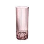 image of Steelite 49213Q950 Hi Ball Glass - 13 oz, 2.625" x 6.25", Lilac Rose, Non-Tempered, 1 Dozen