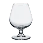 image of Steelite 4961Q544 - Globo Cognac 8.5 oz Glass, 3.0" x 4.25" Stem, Non‑Tempered Soda Lime - 1 Dozen