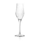 image of Steelite 677RCR398 Flute Wine Glass, 7.5 oz (3.5" W x 10" H), Lead-Free Crystal - 1 Dozen