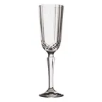 image of Steelite P440210 Flute Glass, 4.5 oz, 8.125" H x 2.25" M, Stem Base, Glass - 24/Case