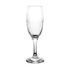 image of Steelite P44419 Pure Flute Wine Glass, 6 oz, 7½" H x 2½" M x 2" T x 2½" B, Clear Glass - 1 Dozen