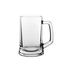 image of Steelite P55229 Handled Beer Mug, 23 oz (6"H x5-1/2"M x3-1/2"T), Lead Crystal Non‑Tempered - 1 Dozen