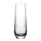 image of Steelite UR90715 Stemless Champagne Glass, 10 oz Tulip, Clear Glass, 6‑3/8" H x 2.375" Dia - 24/Case