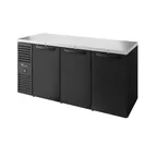 image of True TBR84-RI Back Bar Cooler, 84" Wide, 3 Doors, R290, Holds 164 Cans or 96 Bottles, Made in USA