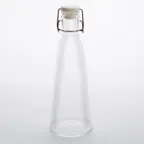 image of American Metalcraft WBC34 Water Bottle, 34 oz Clear Plastic, 4‑1/8″ Dia x 11‑5/8″ H with Lid & Gasket
