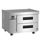 image of Hoshizaki CR36B-L 36" 2 Drawers Refrigerated Chef Base, Marine Edge Steel Top