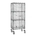 image of Metro SEC53EC-2EZ Super Erecta Security Unit, 40-3/4W x 27-1/4D x 68-1/2H, Chrome, 2 Shelves, NSF