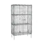 image of Metro SEC55C-2SE Super Erecta Security Unit, 50.5W x 27.25D x 66.8H, 2 Intermediate Shelves, Chrome
