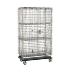 image of Metro SEC55S-HD-2SE Super Erecta Security Unit, 50-1/2W x 28-1/16D x 62H, Stainless Steel, 2 Intermediate Shelves