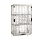 image of Metro SEC55S-SL-2SE Super Erecta Security Unit, 50.5w x 28.5d x 66.8h, Stainless Steel, 2 Shelves