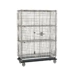 image of Metro SEC56S-HD-2SE Super Erecta Security Unit, 63"W x 28"D x 62"H, Stainless Steel, 2 Shelves, NSF
