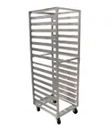image of Schaumburg Specialties TX-154 Aluminum Knock-Down Sheet Pan Rack, 15-Pan, 4" Spacing, 70"H