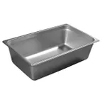 image of Carlisle 607006 DuraPan 22 qt Steam Table Pan, 6" Deep, 24 Gauge 18/8 Stainless Steel, NSF