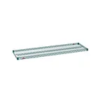 image of Metro 1860NK3 Super Erecta Wire Shelving Unit, 60"W x 18"D, Green Epoxy Coated, NSF