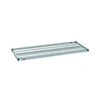 image of Metro 2460NK3 Super Erecta Wire Shelving Unit, 60"W x 24"D, Green Epoxy Coated, NSF