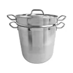 image of Thunder Group SLDB4020 Double Boiler, 3-Piece Set, 20 Qt, Outer Pan: 12-3/8" Dia. X 11-3/4" Height