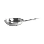image of Thunder Group SLSFP4011 Fry Pan, 11" Dia. X 2-3/8" Height, 9-3/8" Welded Hollow Handle, Stainless Steel