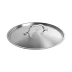 image of Thunder Group SLSPS4020C Stock Pot Lid, 12-3/8" Dia. X 5/8" Thickness, Fits SLSPS020 & SLSAP4050, Stainless Steel
