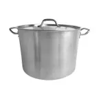image of Thunder Group SLSPS4040 Stock Pot, 40 Qt, 16-5/8" Dia. X 12" Height, 2-3/8" Welded Handle